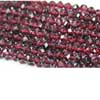 Red Hessonite Garnet Normal Cut Micro Faceted Beads Strand Length is 14 Inches & Sizes from 5mm Approx. 